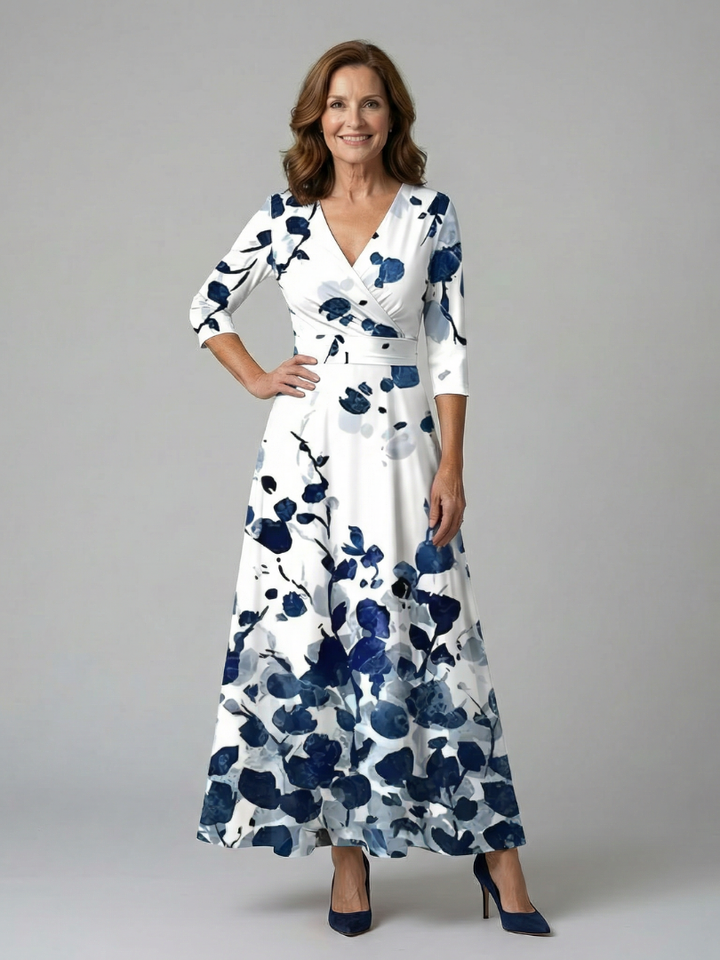 Florence | Floral Wrap Maxi Dress