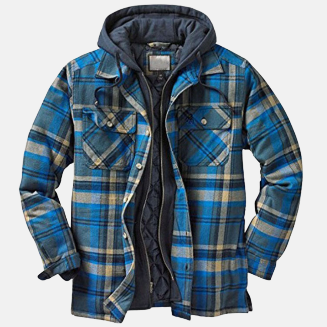 Harlan | Rugged Hooded Plaid Jacket