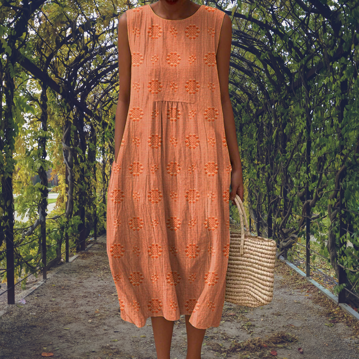 Marceline | Relaxed Sleeveless Dress with Pockets