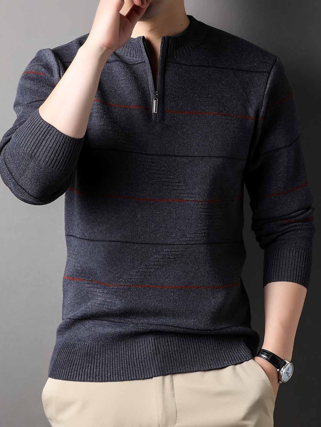 Rhys | Refined Half-Zip Sweater