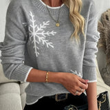 Marion | Snowflake Knit Sweater