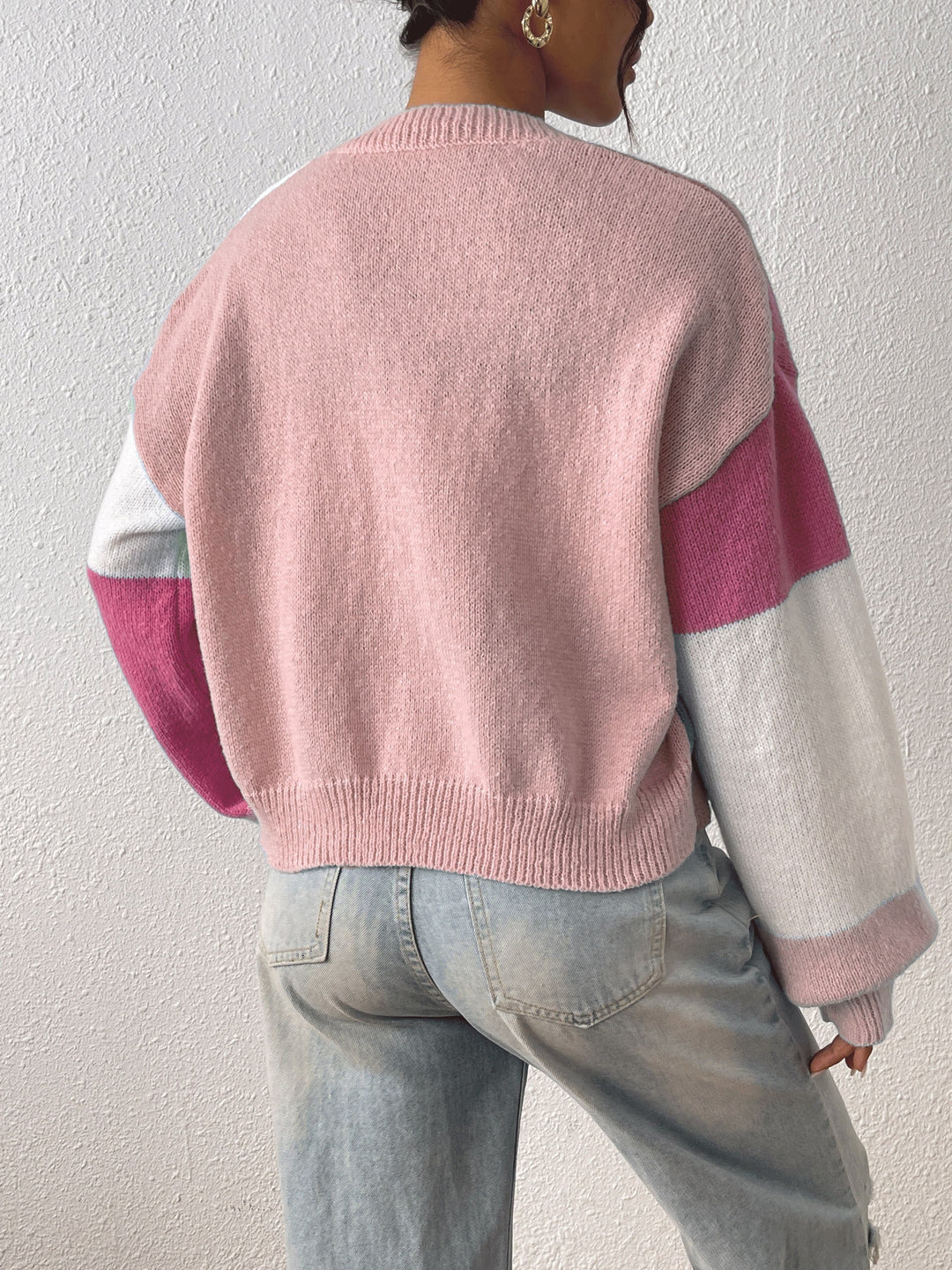 Delphine | Colour-Block Cardigan