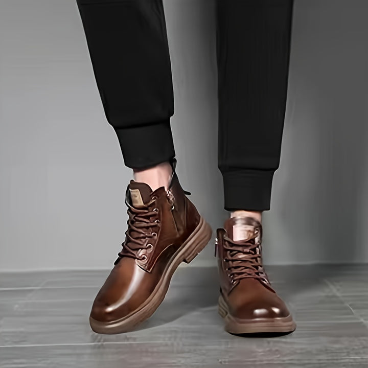 Bennet | Rugged Fleece-Lined High-Top Boots