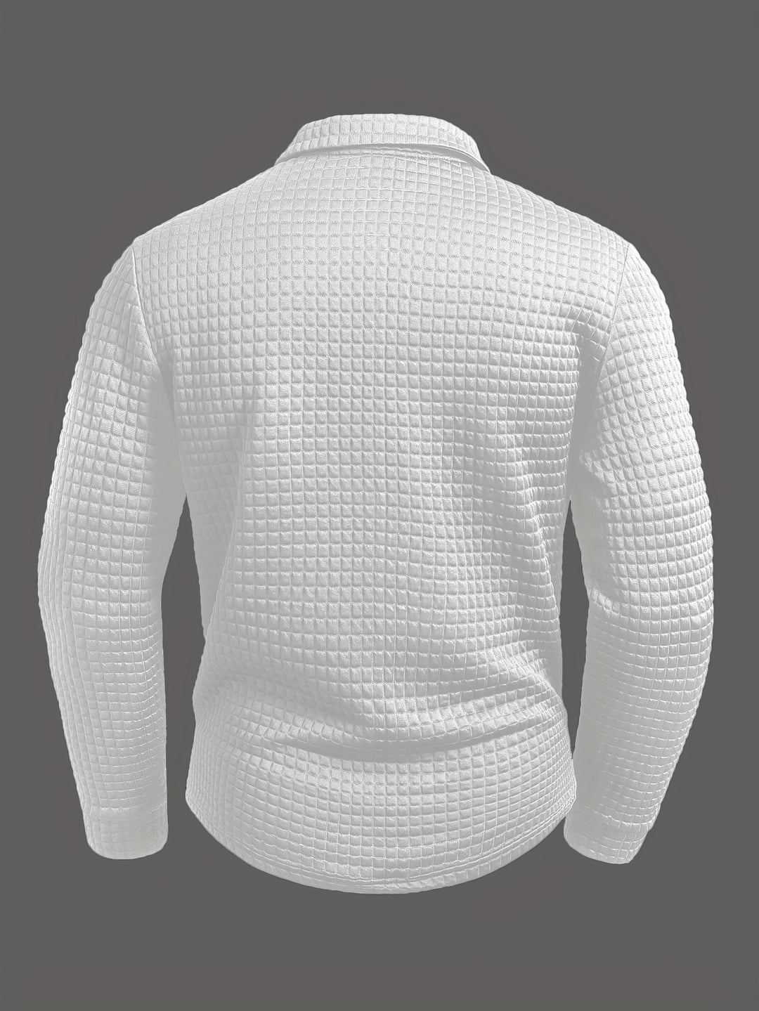Hollis | Textured Long-Sleeve Polo Shirt