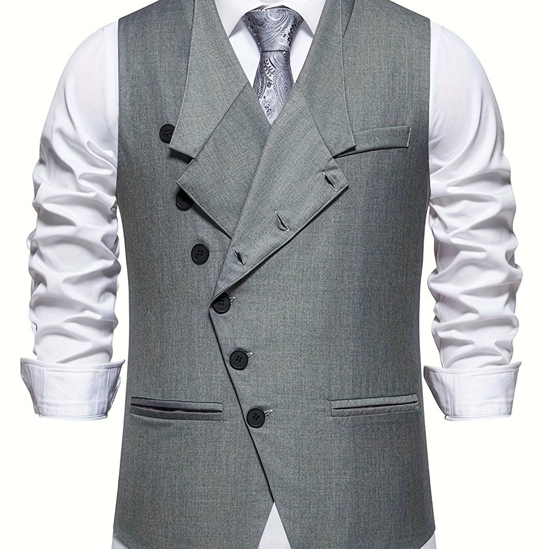 Chandler | Tailored Slant-Button Vest