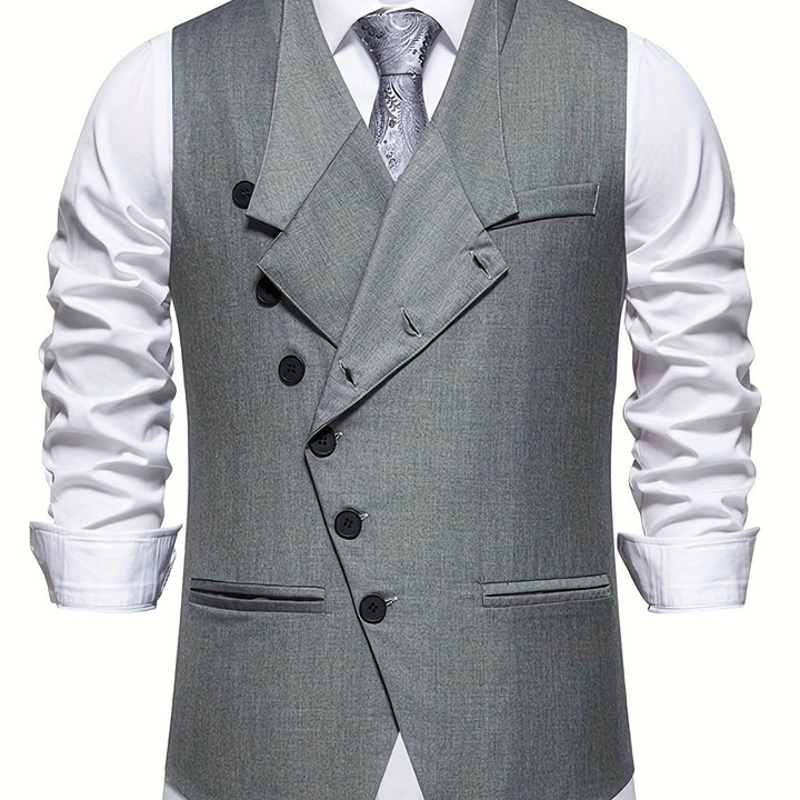 Chandler | Tailored Slant-Button Vest