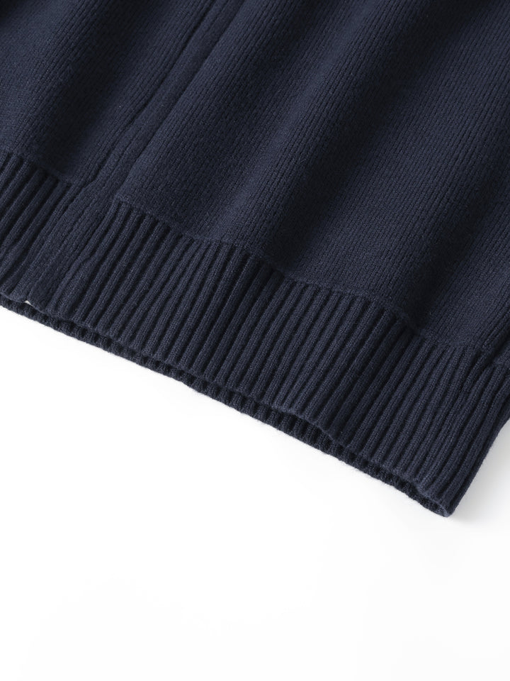 Rutherford | Zip-Up High-Neck Cardigan