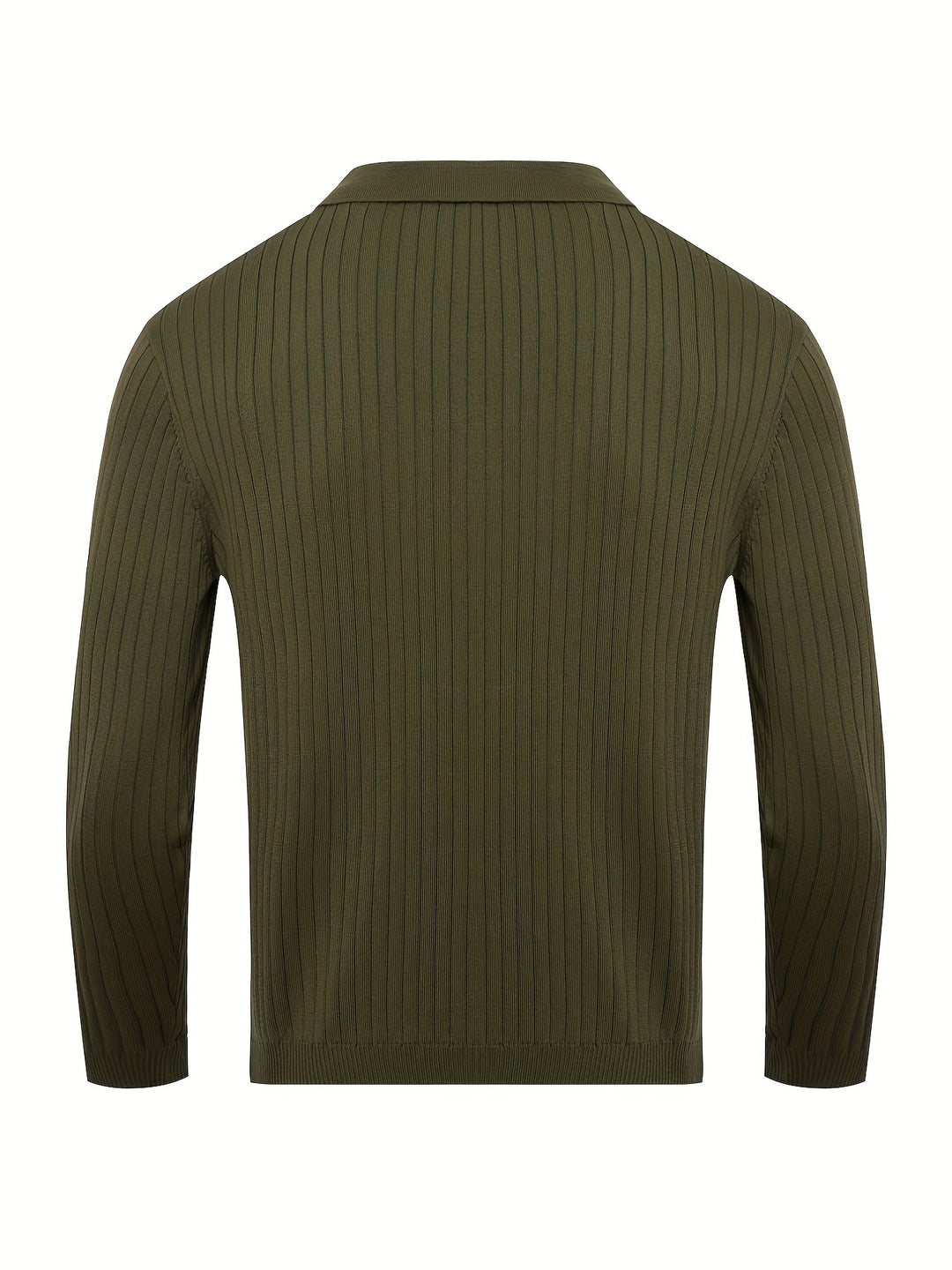 Callum | Ribbed Collared Knit Polo