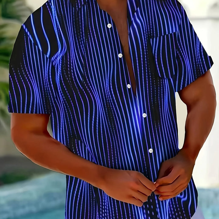 Bishop | Men's Gradient Print Short Sleeve Shirt