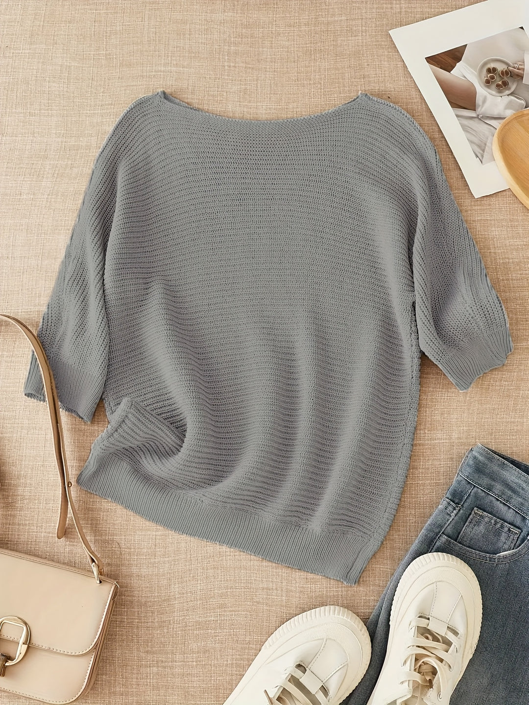 Faye | Relaxed Textured Sweater