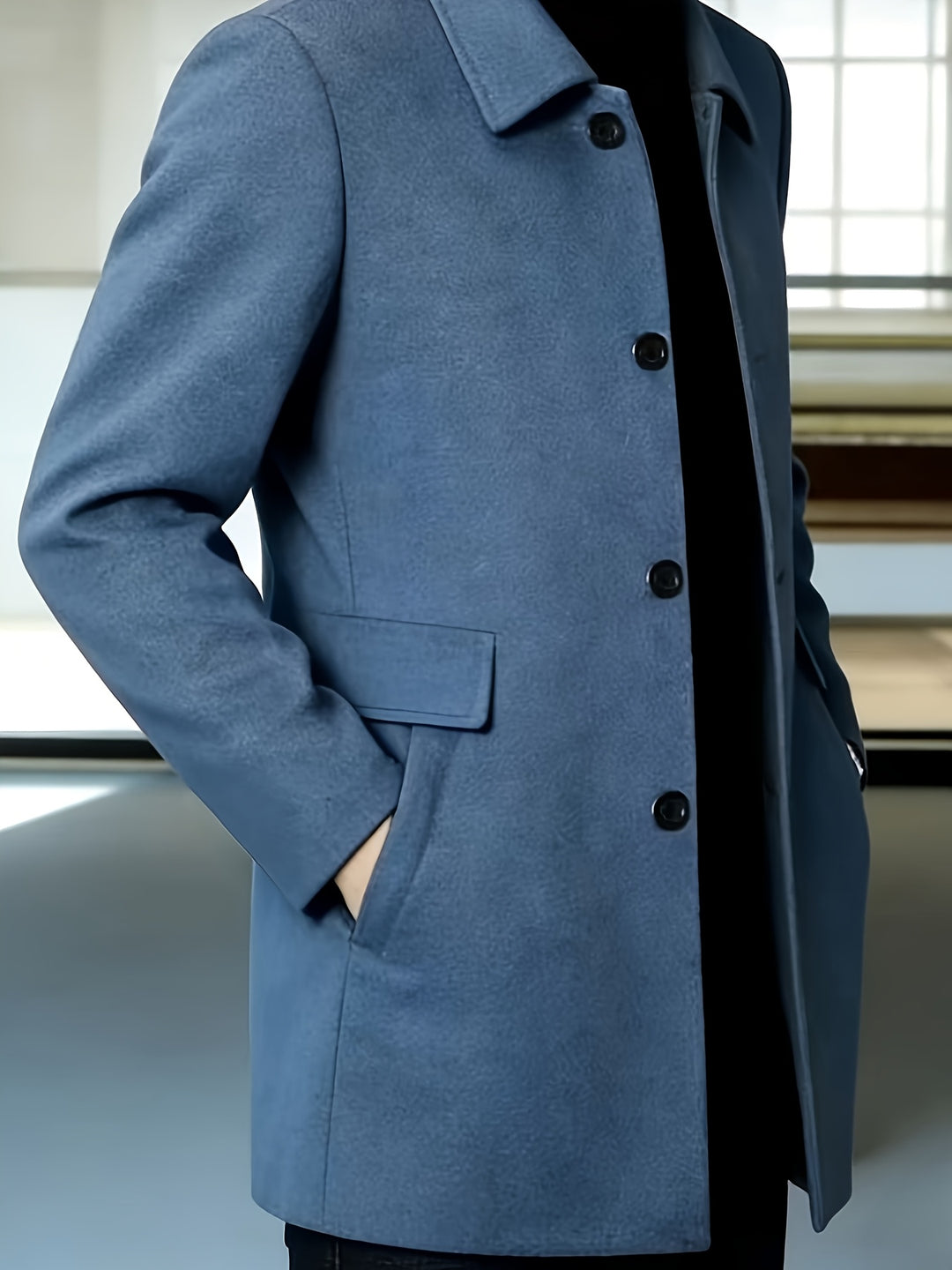 Sterling | Refined Single-Breasted Coat