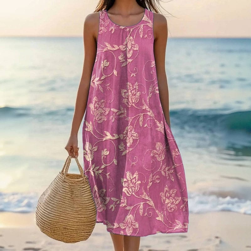 Giselle | Floral Sleeveless Summer Dress
