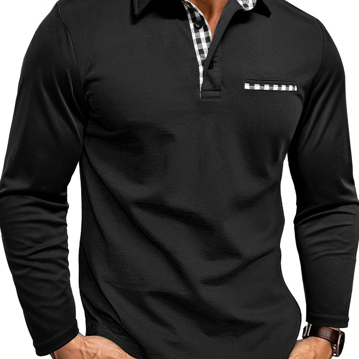 Colton | Refined Long-Sleeve Polo Shirt