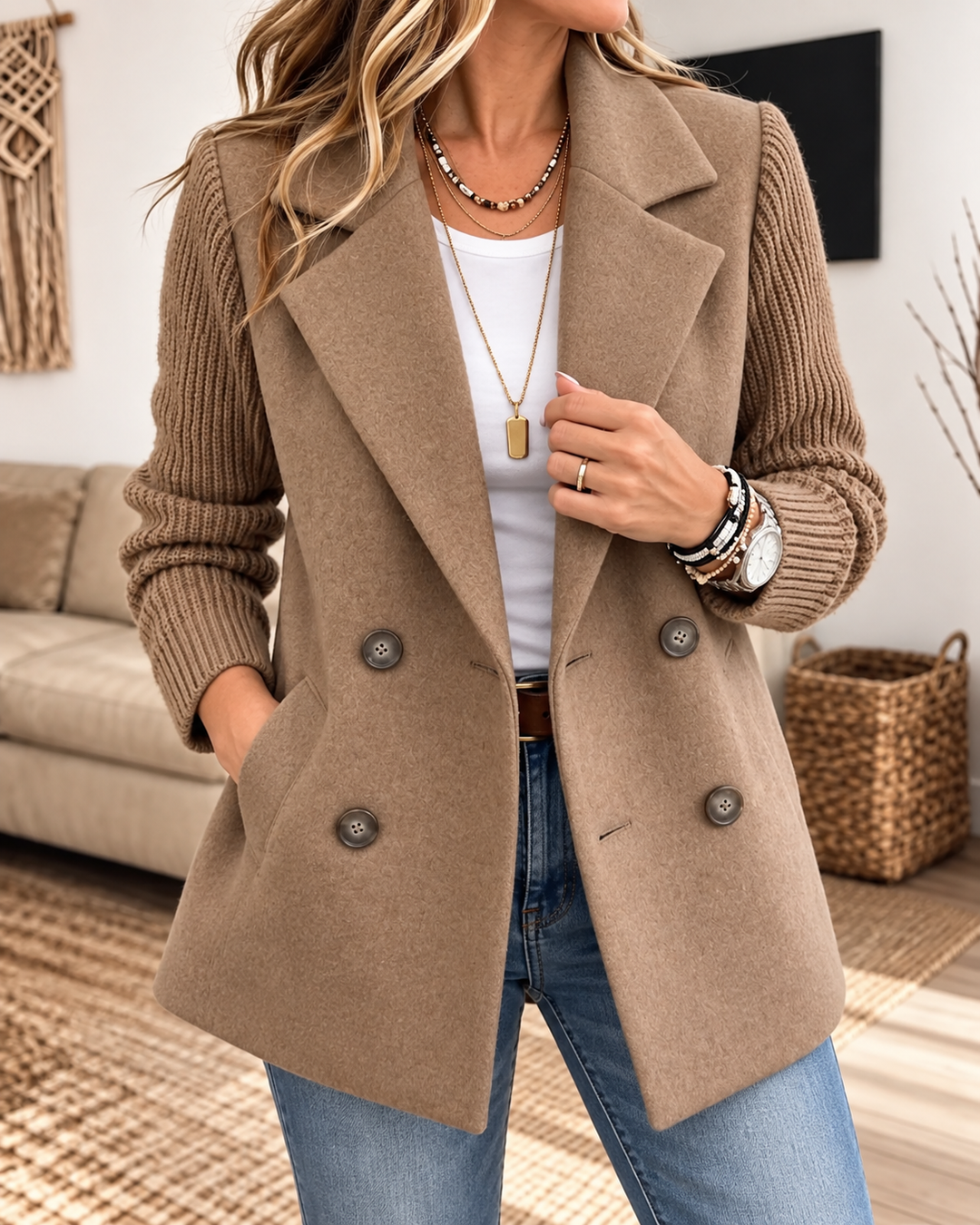 Natalie | Double-Breasted Tailored Blazer