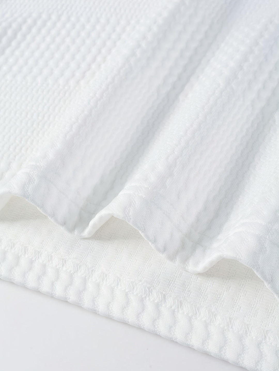 Weston | Textured Long Sleeve Polo Shirt