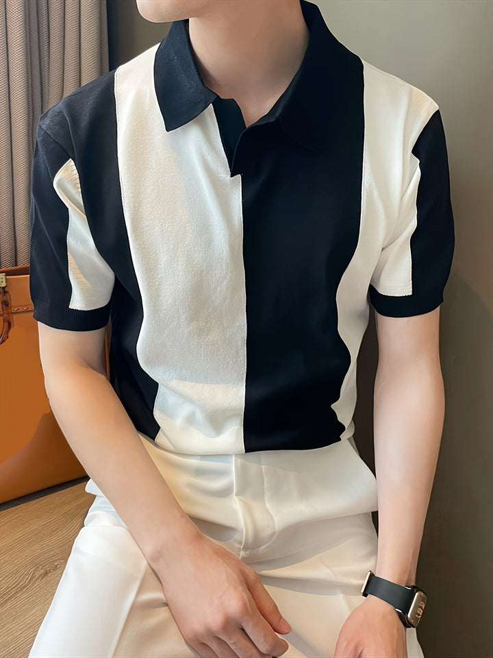 Brant | Men's Colour Block Striped Short Sleeve Shirt