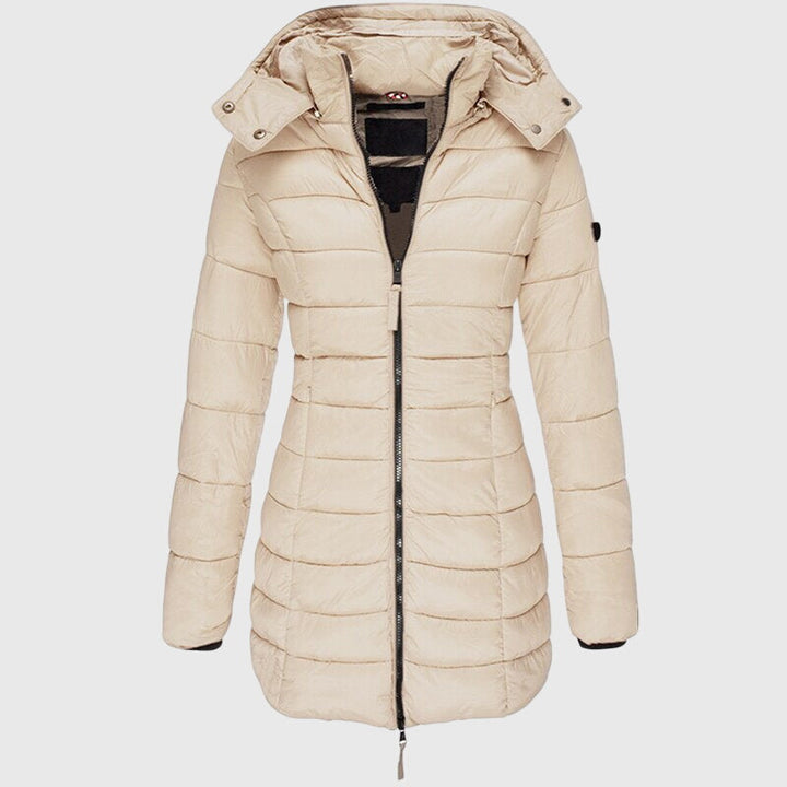 Verena | Longline Quilted Hooded Coat