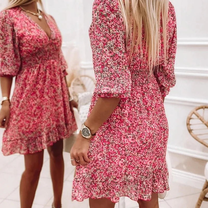 Estella | Elegant Floral Summer Dress