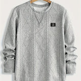 Harlan | Textured Crewneck Top