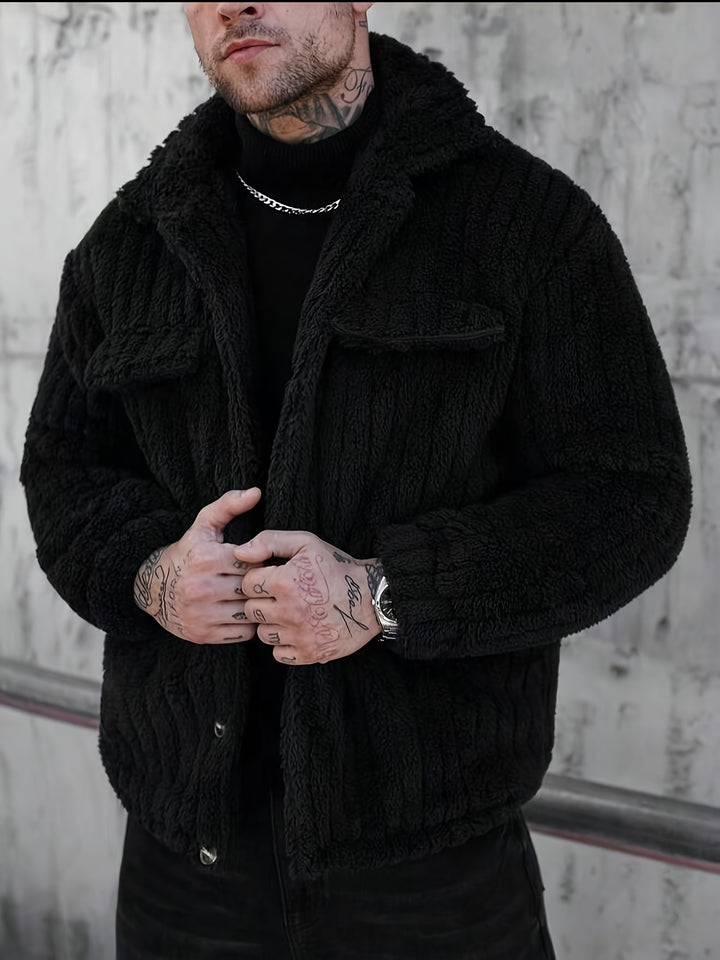 Cedric | Textured Button-Front Jacket