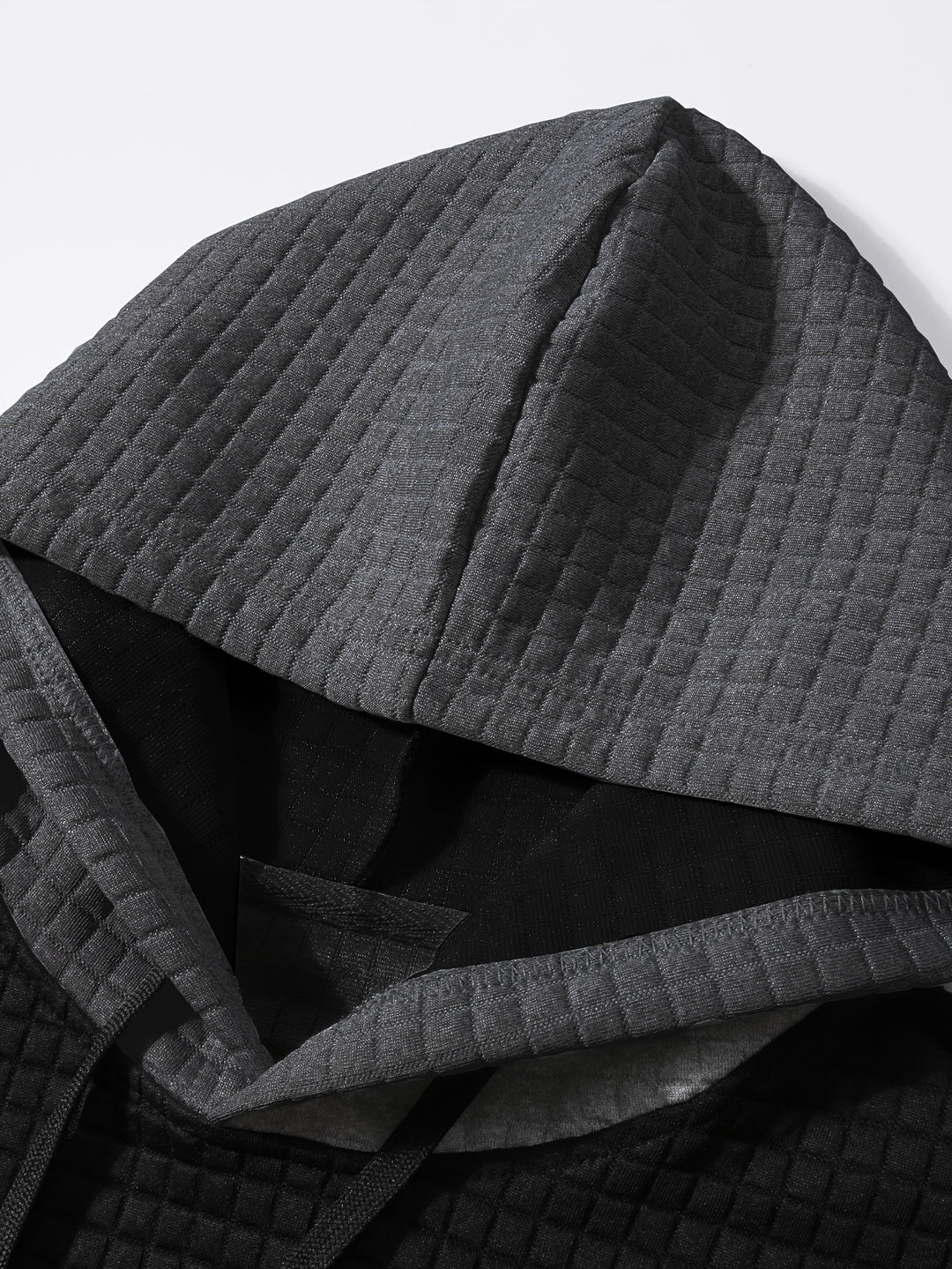 Grayson | Textured Color-Block Hoodie