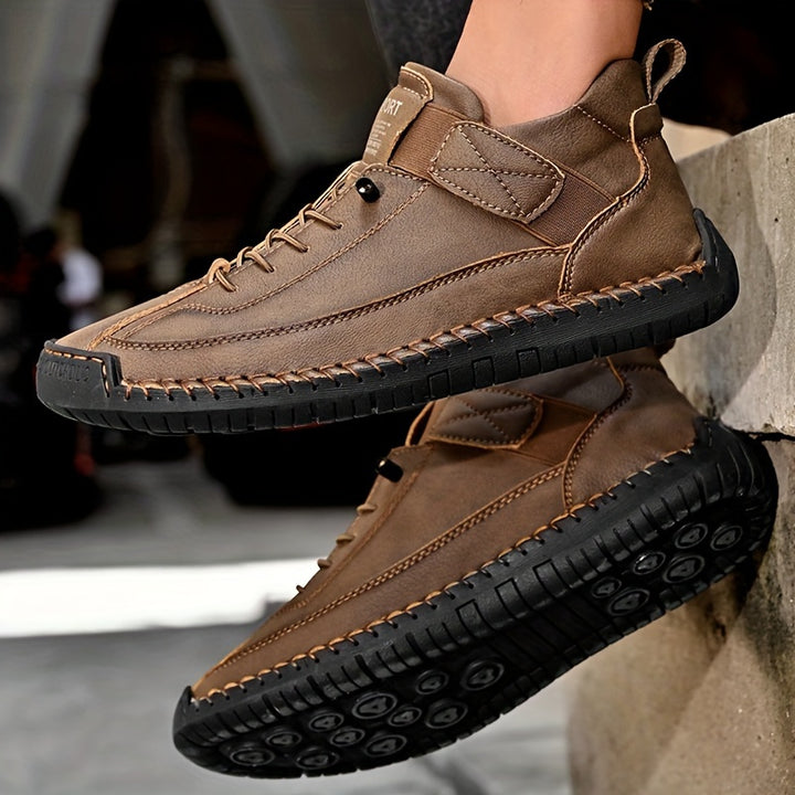 Leighton | Men's Hand-Stitched Lace-Up Casual Shoe