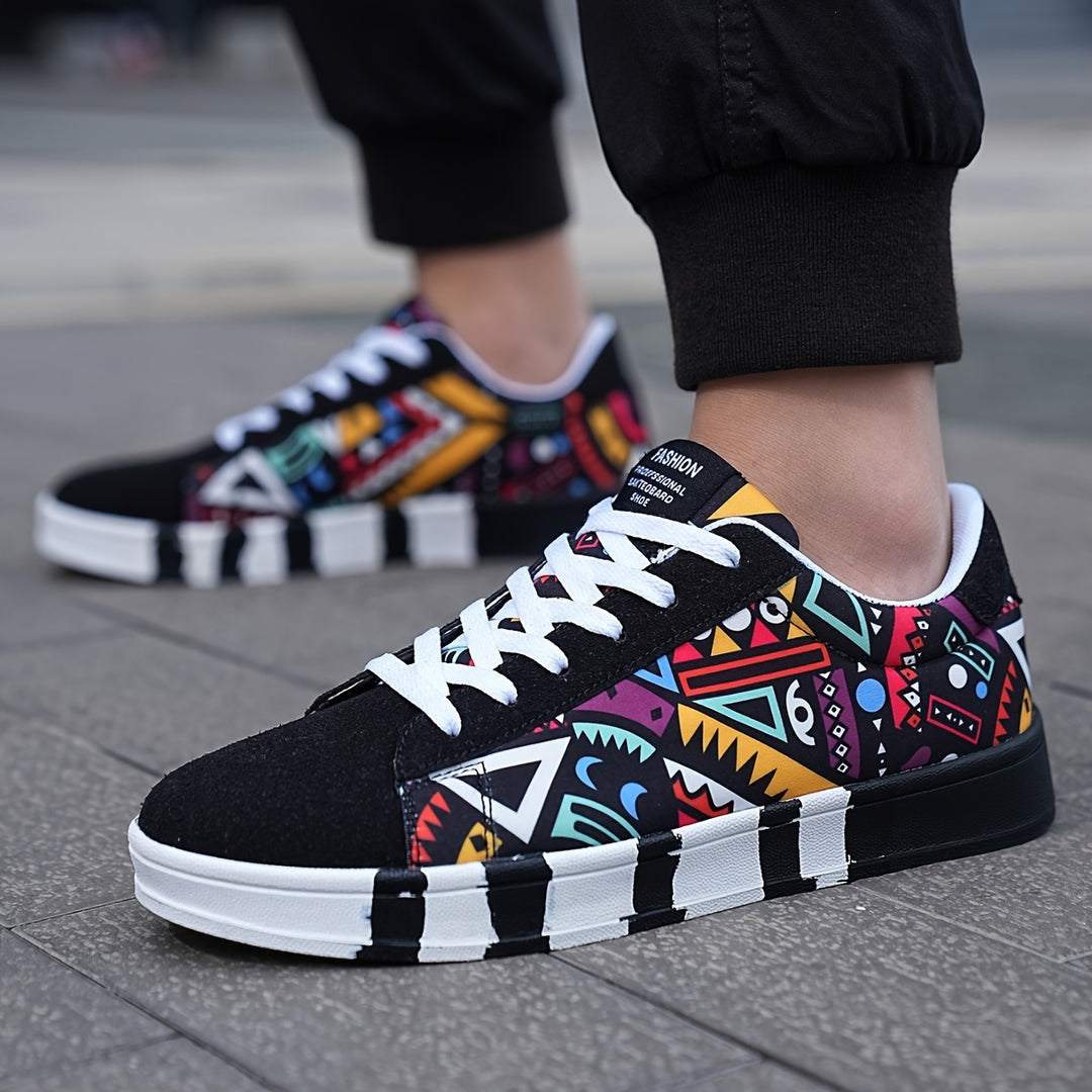 Warren | Christmas Patterned Low-Top Sneakers