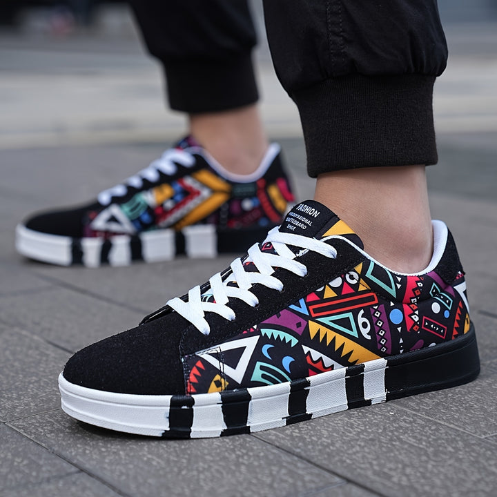 Warren | Christmas Patterned Low-Top Sneakers