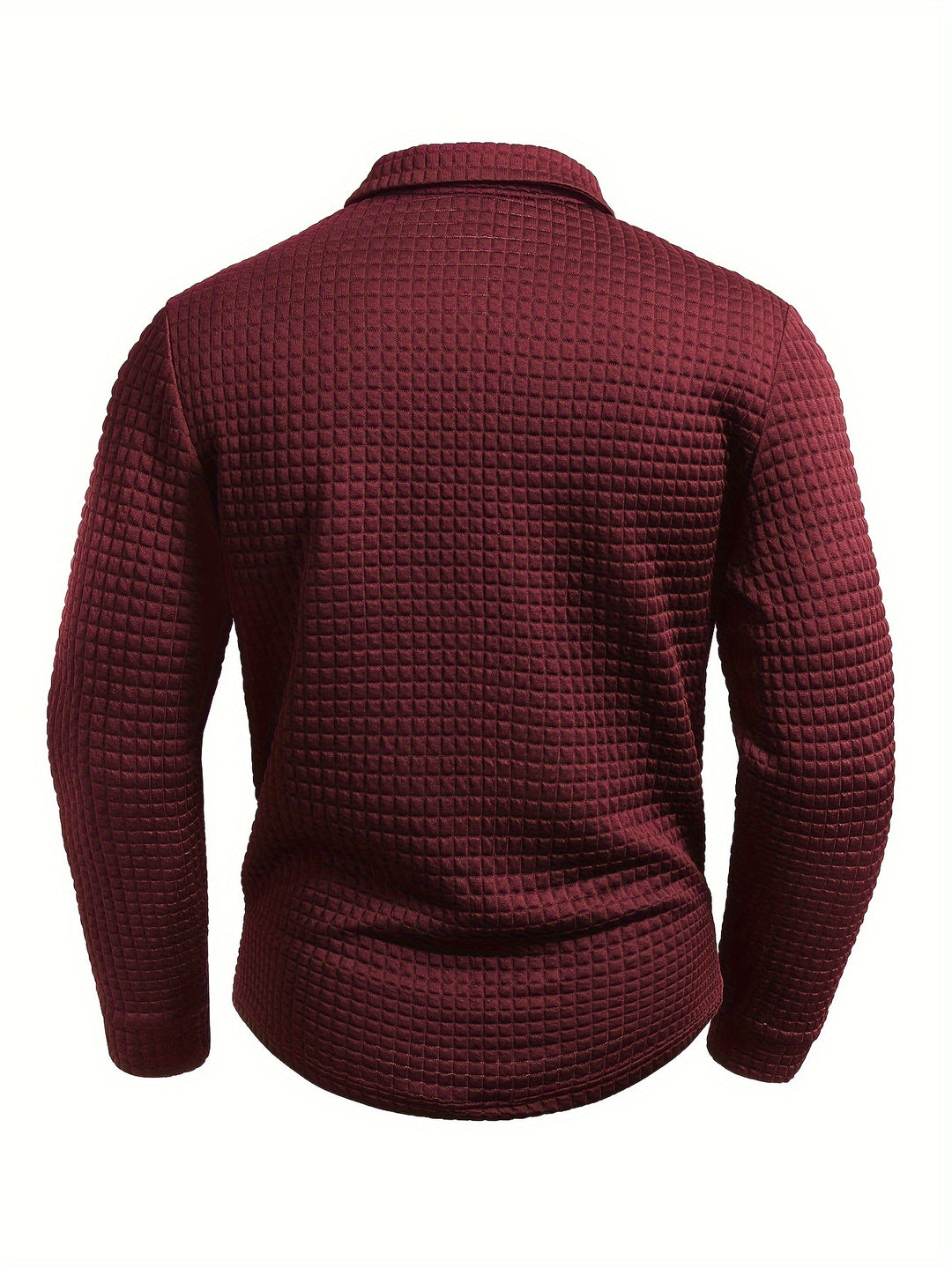 Hollis | Textured Long-Sleeve Polo Shirt