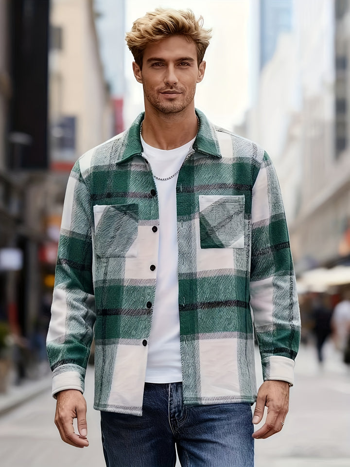 Wyatt | Rugged Checked Shirt Jacket