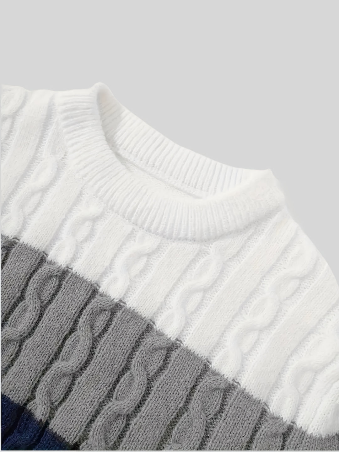 Everett | Textured Colorblock Sweater