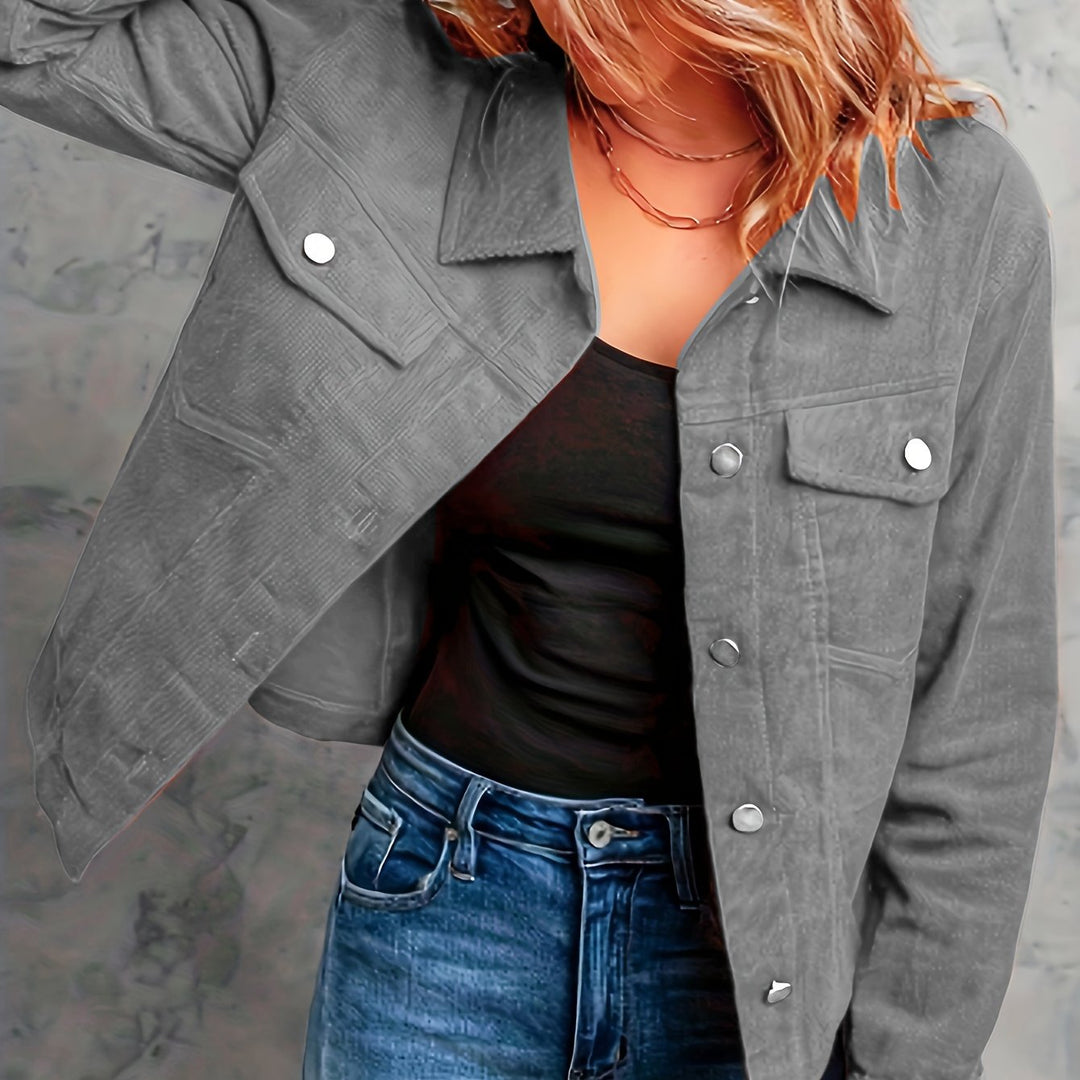 Rachel | Relaxed Button-Front Jacket