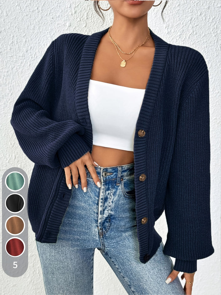 Marlowe | Chunky-Knit Button Cardigan