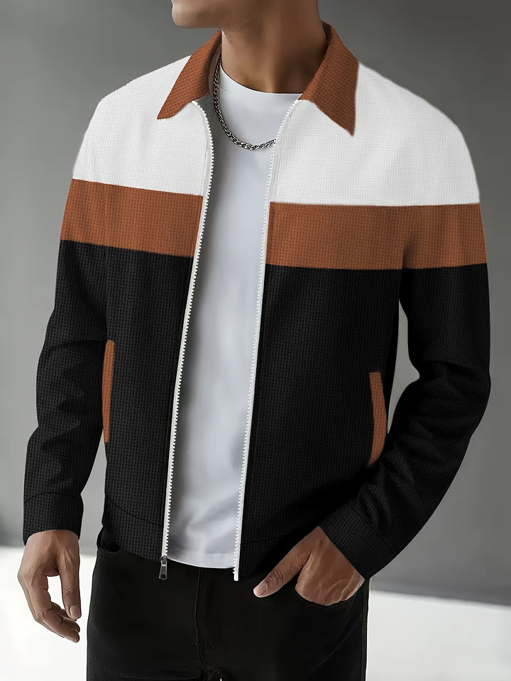 Grant | Color-Block Zip Jacket