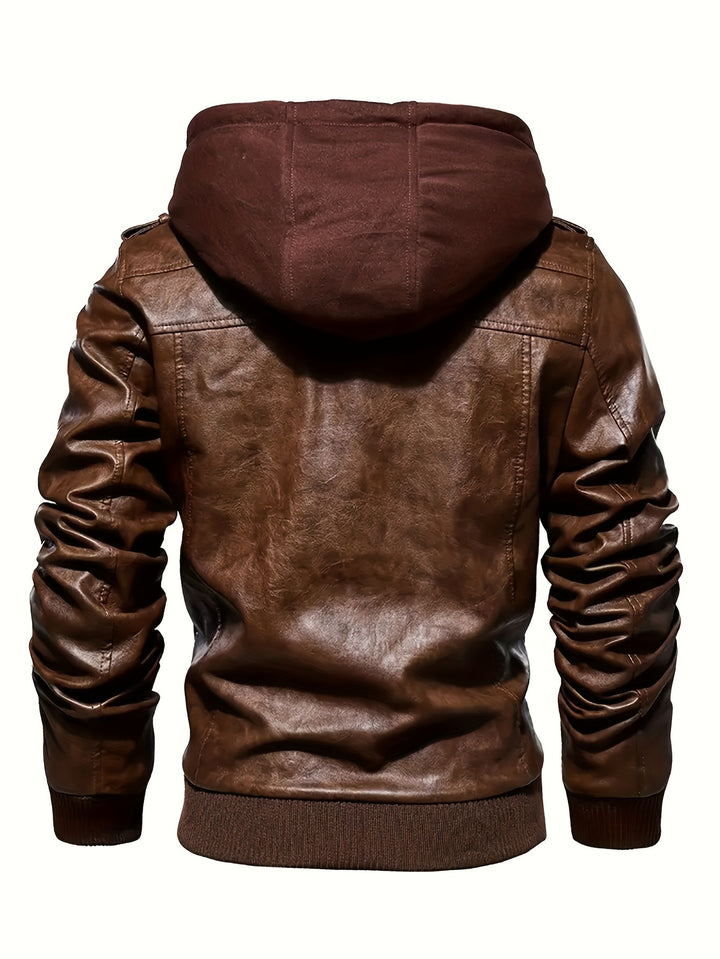 Beckett | Hooded Moto Jacket