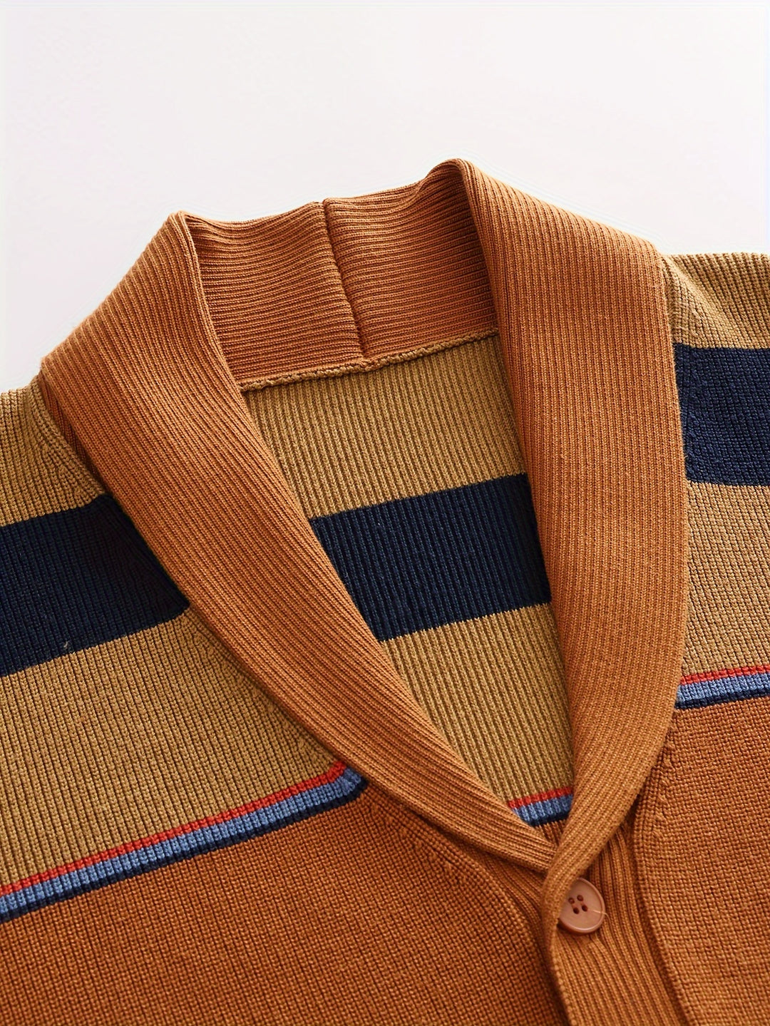 Malcolm | Striped Button-Front Cardigan