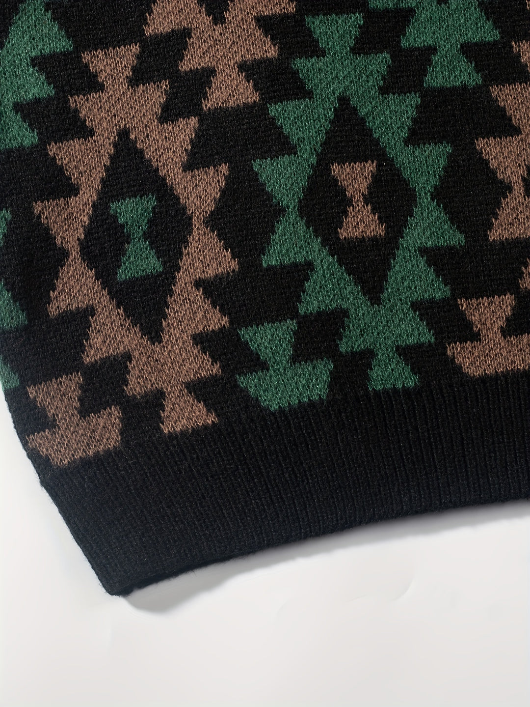 Harrison | Patterned Crewneck Sweater