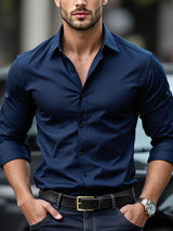 Griffin | Men's Solid Color Short Sleeve Shirt