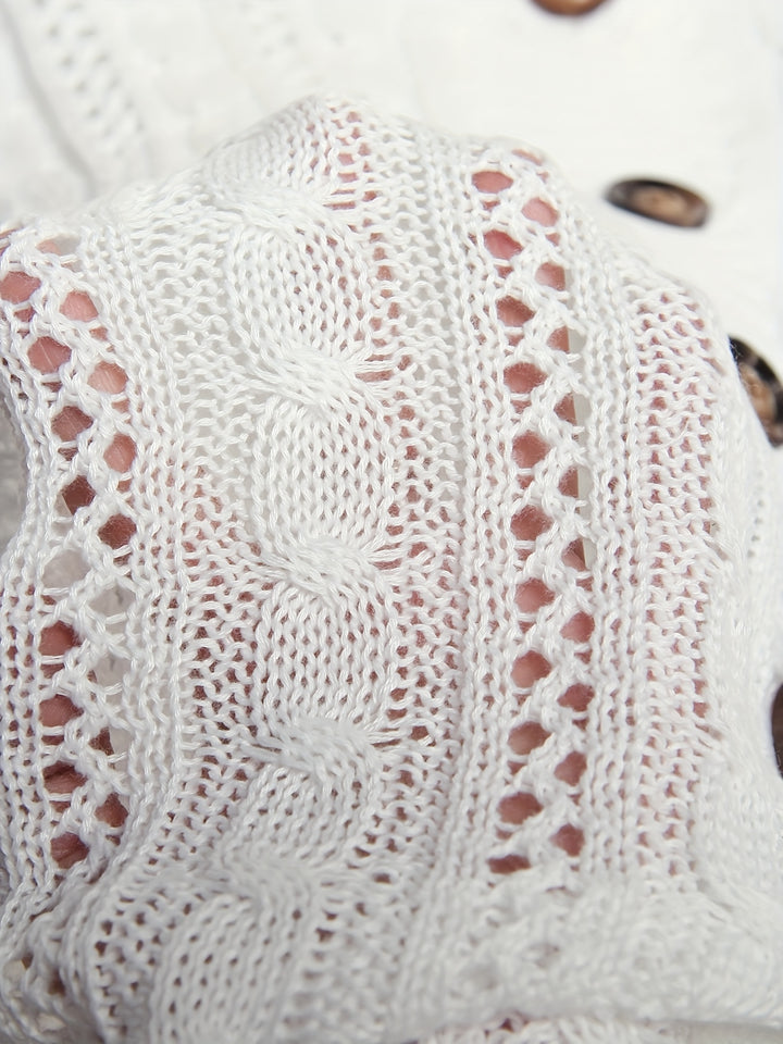 Vivienne | Cable-Knit Button Cardigan