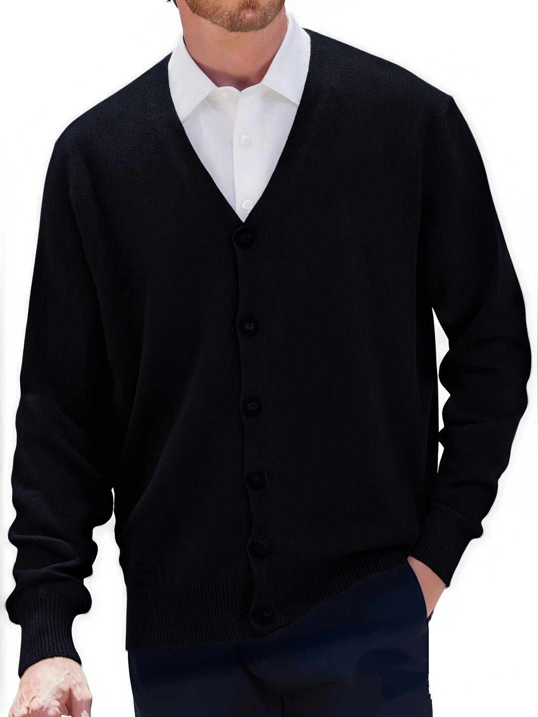 Theodore | Classic V-Neck Cardigan