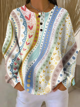 Sabina | Artful Patterned Sweater