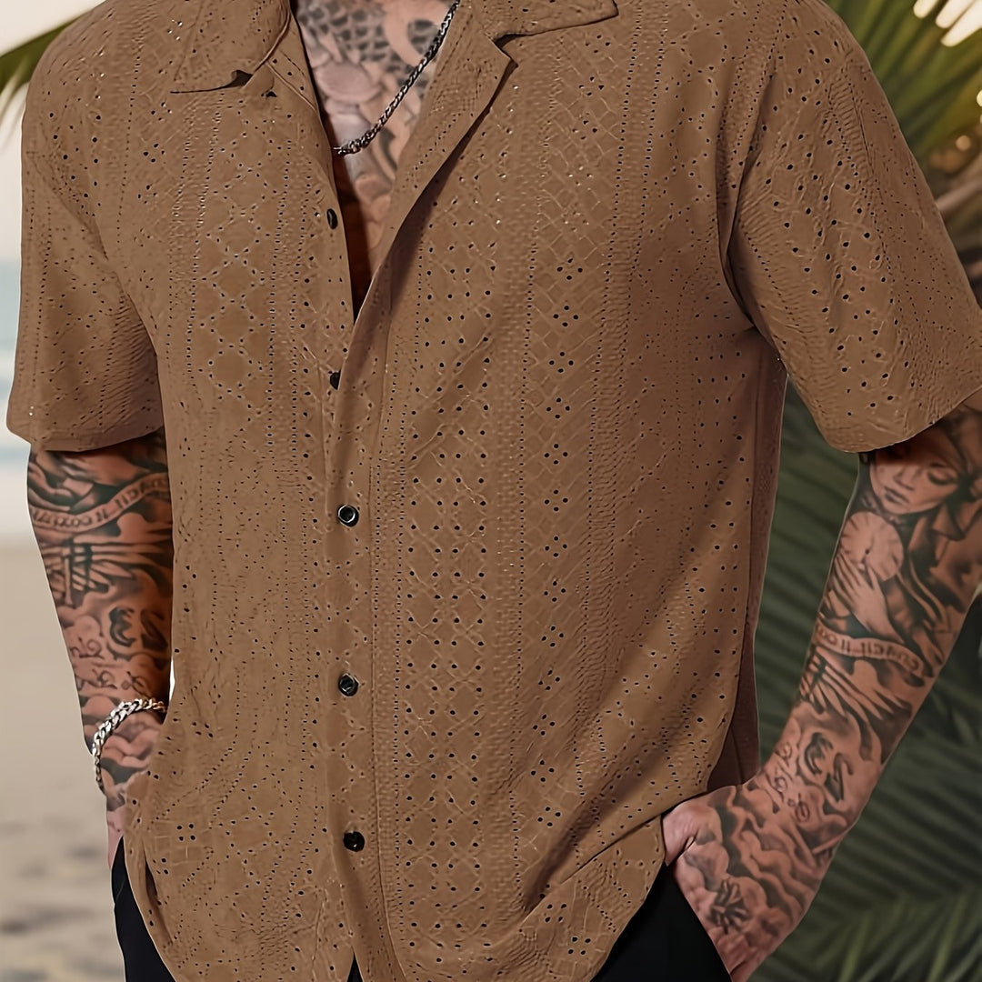 Hayes | Men's Solid Color Button-Up Shirt