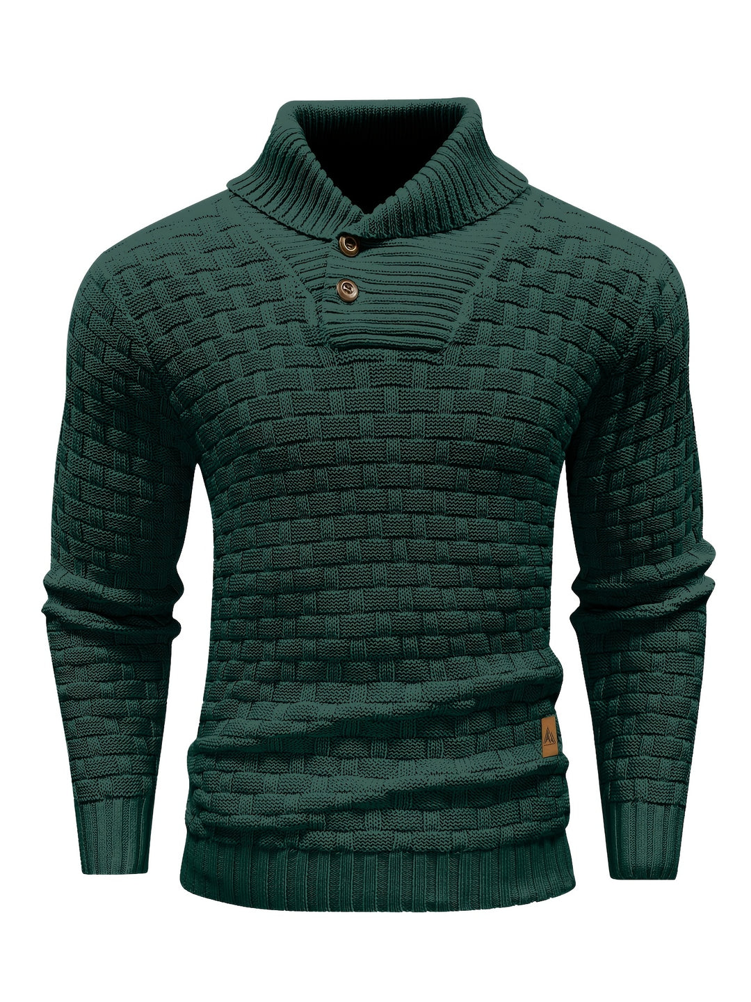 Cormac | Textured Shawl-Collar Sweater