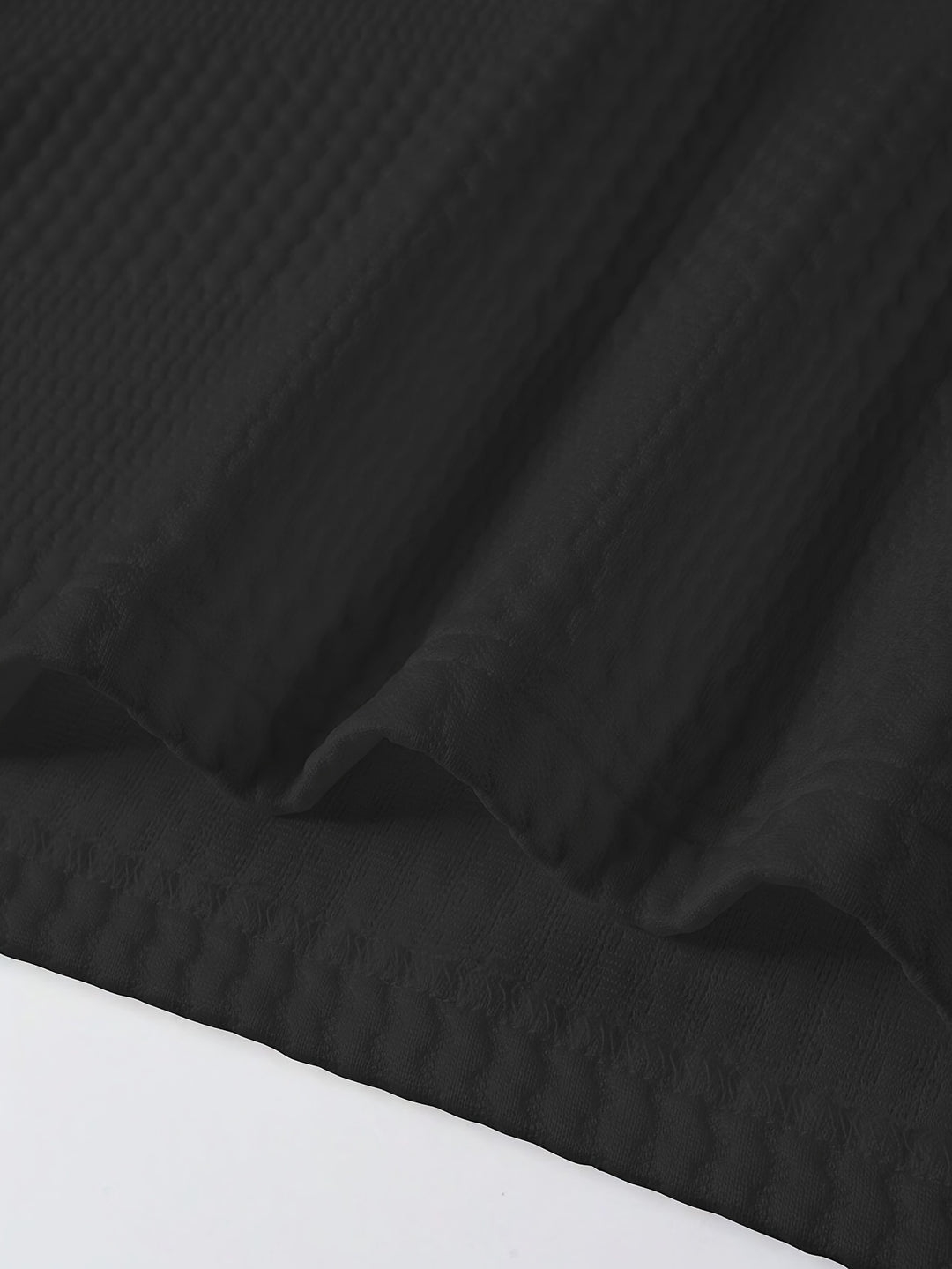 Weston | Textured Long Sleeve Polo Shirt