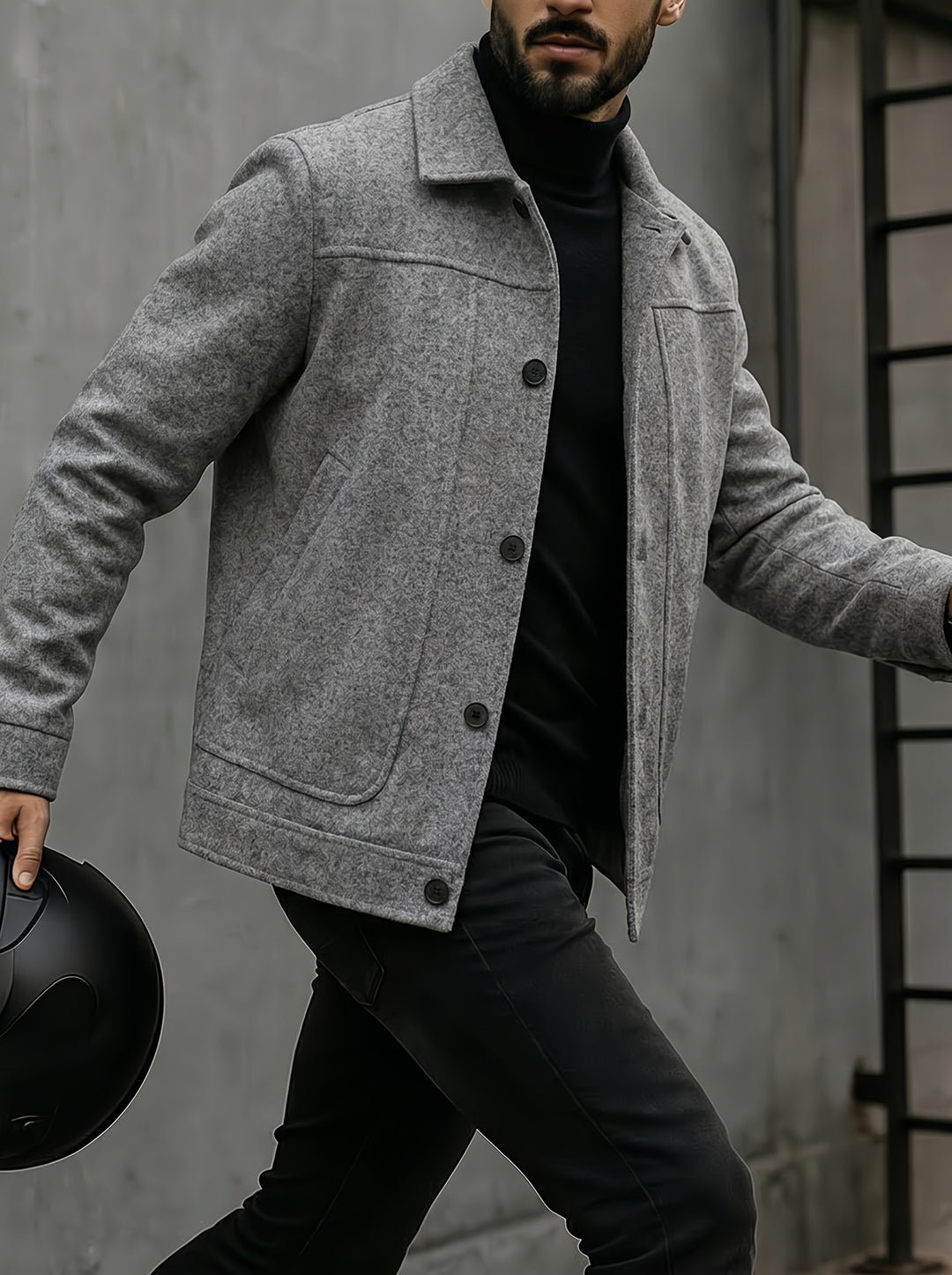 Grady | Textured Everyday Utility Jacket