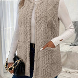 Ivy | Soft Textured Sleeveless Vest