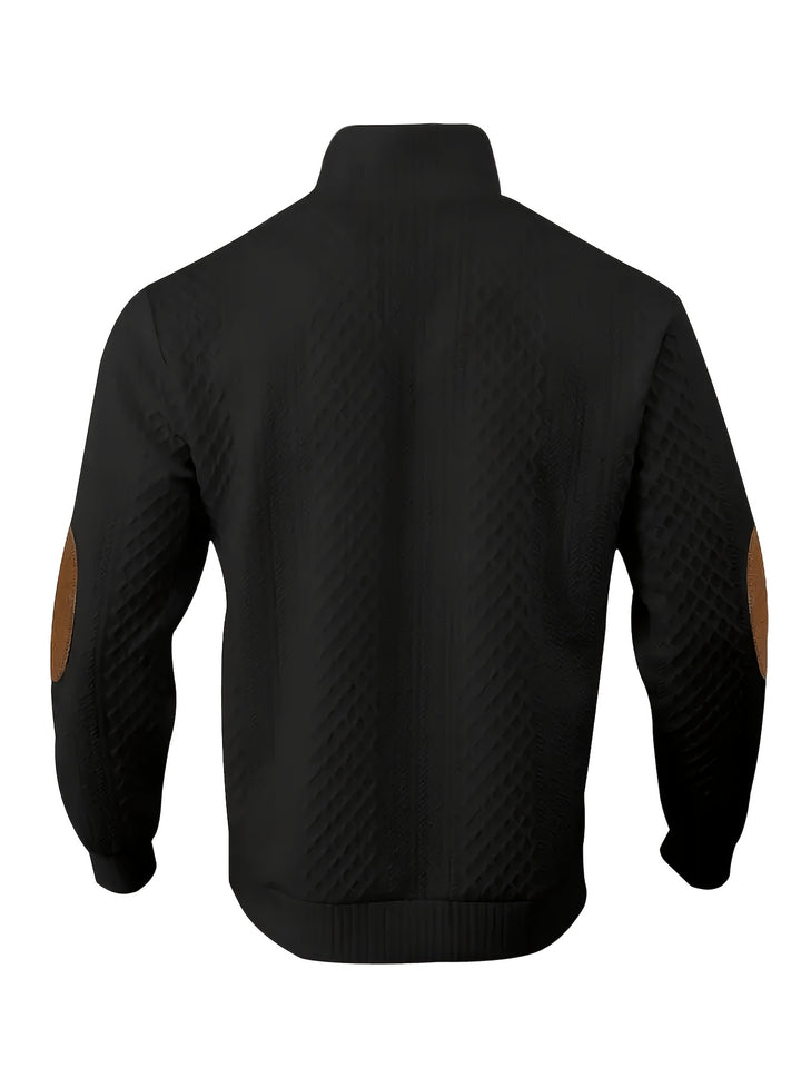 Hudson | Cable-Knit Button Henley Sweater