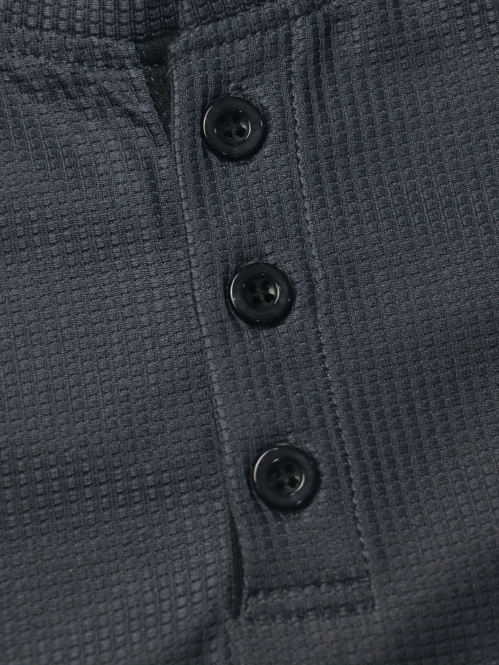 Rowan | Classic Waffle-Knit Henley