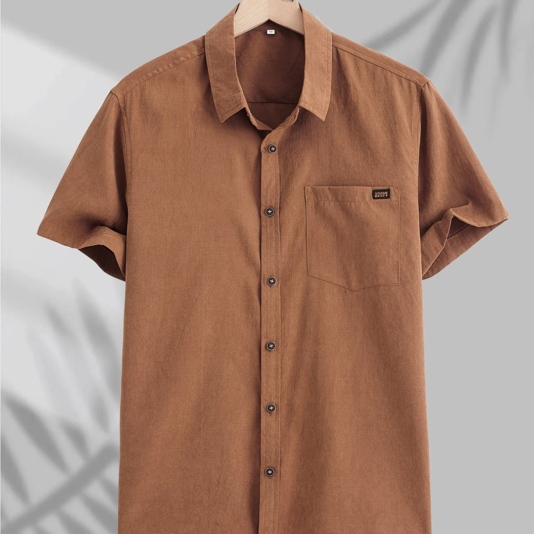 Martin | Men's Casual Short Sleeve Button-Up Shirt