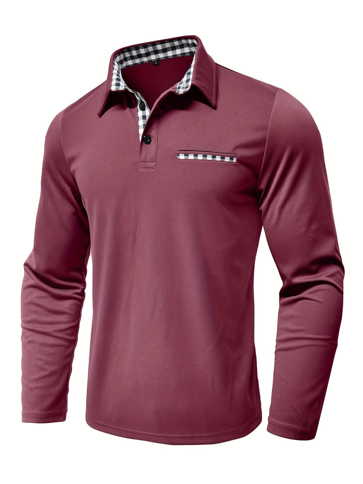 Colton | Refined Long-Sleeve Polo Shirt